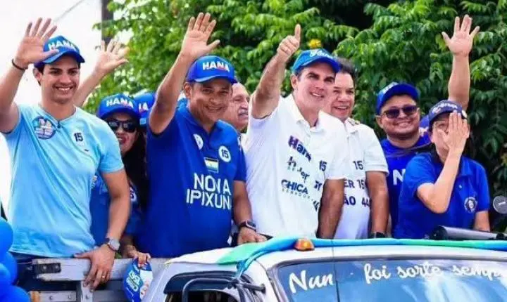 A cidade parou: Helder, Chicão e Everton realizam carreata por Nova Ipixuna