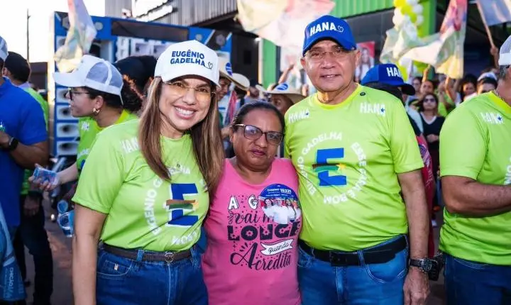 Adesivaço marca abertura do Comitê Central de Eugênio Gadelha em Canaã dos Carajás