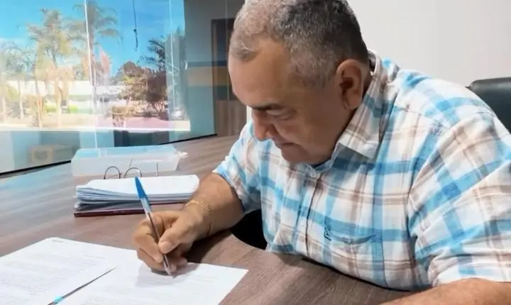 Água Azul do Norte: Vandin assina repasse de recursos da Política Nacional Aldir Blanc