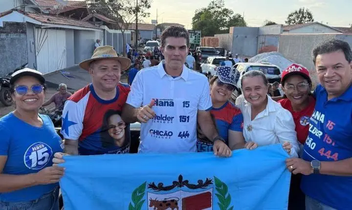 Ao lado de Russinho, Helder e Chicão levam campanha às ruas de Goianésia do Pará