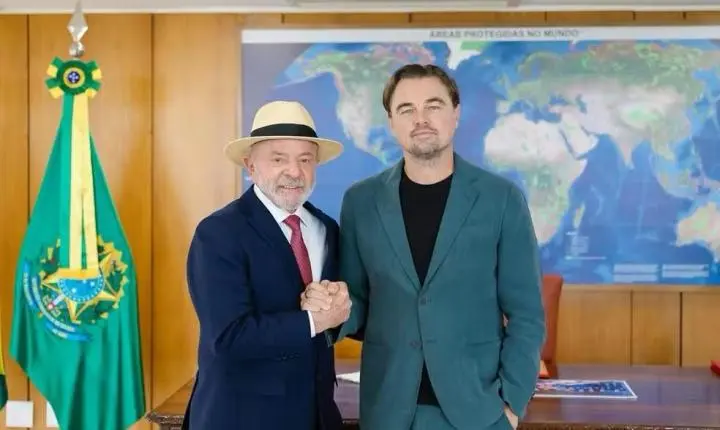 Após encontro com Lula, Leonardo DiCaprio diz que garimpo ilegal é um ataque à sobrevivência