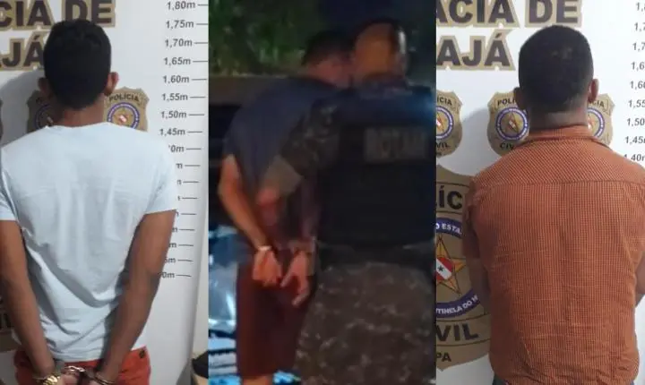 Após investigação, Polícia Civil prende trio acusado de homicídios no Pará