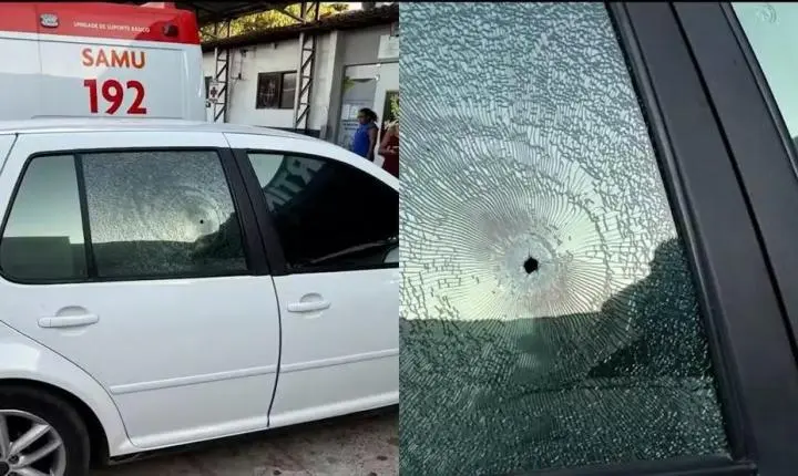 Atiradores abrem fogo contra homem com criança no colo e chocam Santa Inês