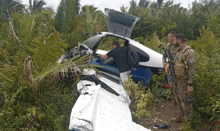 Avião com cinco pessoas cai após decolar em Carutapera, no MA