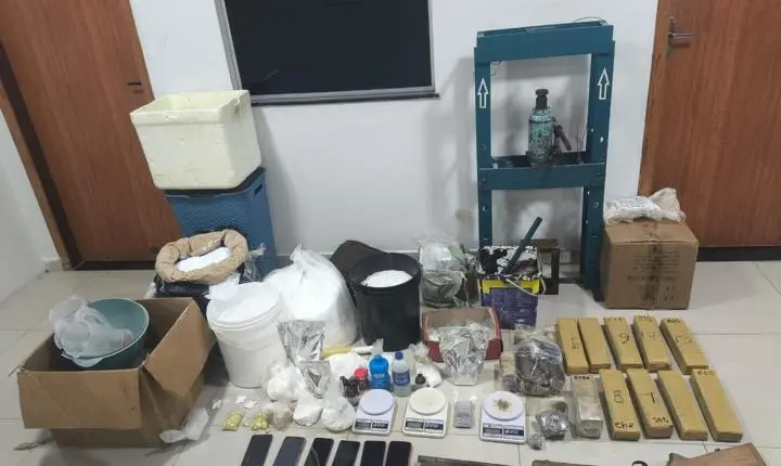 Bannach: PM apreende 450 kg de drogas na zona rural