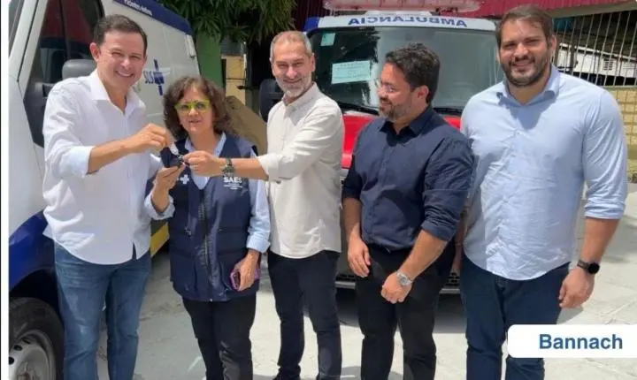Bannach recebe nova ambulância para reforçar atendimento nas comunidades