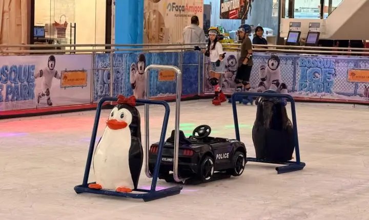 Belém recebe novamente o “Bosque Ice Park”, pista de patinação no gelo de 190 m²