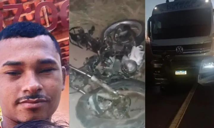 Buriticupu (MA): motociclista morre após colisão frontal com carreta na BR-222