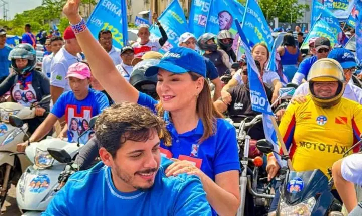 Campanha de Hana reúne multidão em carreata pelas ruas de Marituba e Ananindeua