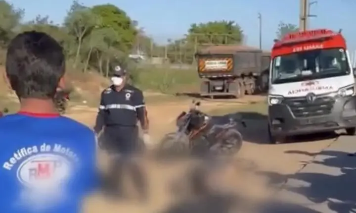 Ciclista morre após colisão com motocicleta na BR-230, em Marabá