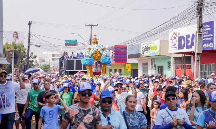 Círio de Nazaré leva fiéis às ruas de Canaã dos Carajás neste domingo, 1º
