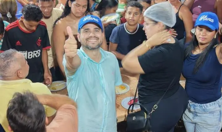 Com festa e churrasco, Godoy celebra asfalto do Cidade Nova junto ao povo de Itupiranga