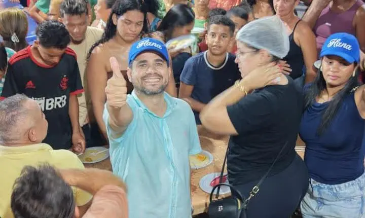 Com festa e churrasco, Godoy celebra asfalto do Cidade Nova junto ao povo de Itupiranga