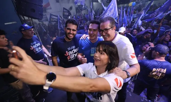 Coronel Osmar reúne mais de mil pessoas em evento ao lado de Jader Filho em Ananindeua
