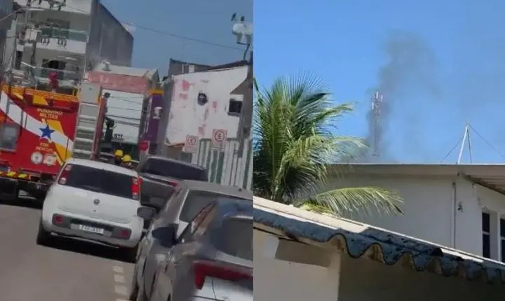 Curto-circuito causa fumaça no Hospital Materno Infantil de Marabá