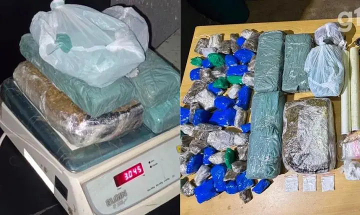 Dupla é presa com drogas e arma dentro de cemitério em Imperatriz