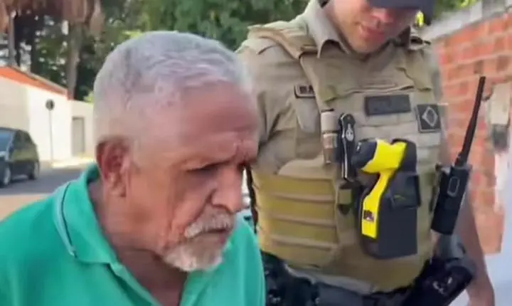 Em Araguaína, idoso de 85 anos é detido após agredir neta com bengala
