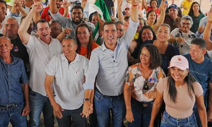 Em Peixe, Vicentinho recebe apoio do prefeito Augusto Cézar ao Governo do Tocantins