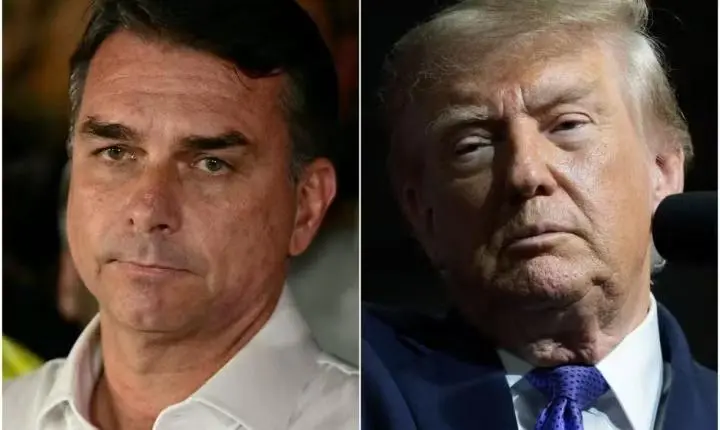 EUA investigam papel de Trump na fuga de Flávio Bolsonaro