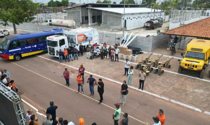 Goianésia do Pará renova frota municipal com novos veículos e equipamentos