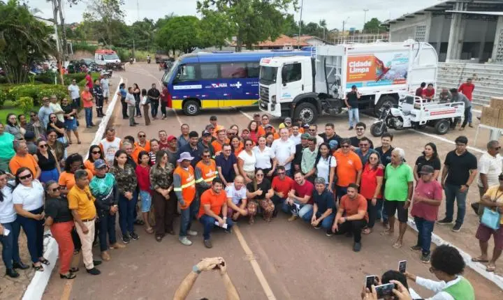 Goianésia do Pará renova frota municipal com novos veículos e equipamentos