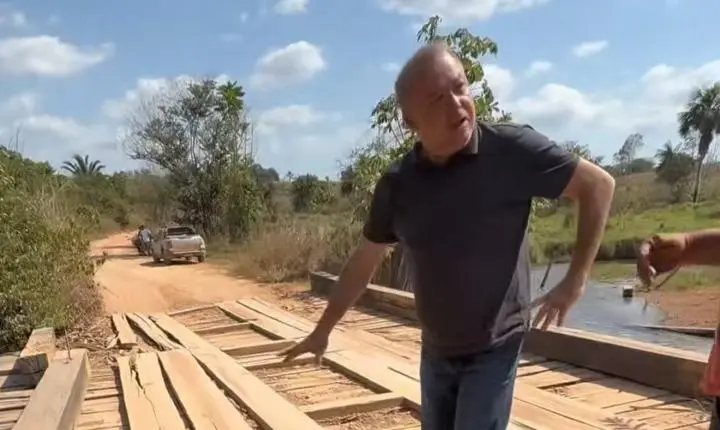 Goianésia do Pará: Russinho determina recuperação de ponte no Rio Água Preta