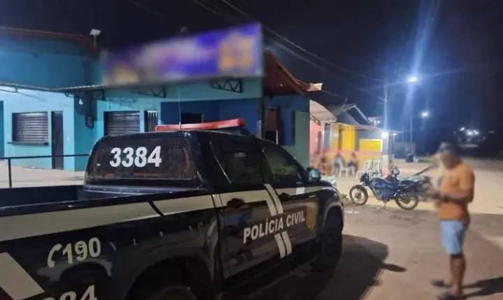 Homem é morto a tiros dentro de bar na zona rural de Novo Repartimento