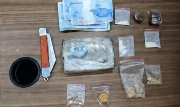 Homem tenta esconder droga, mas acaba preso em Redenção