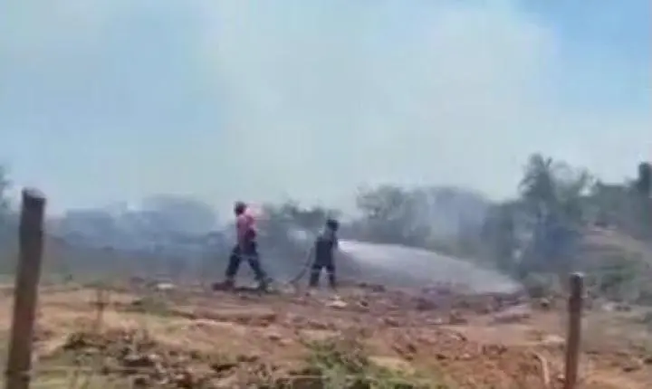 Imperatriz: incêndio em vegetação ameaça casas no Parque das Mansões