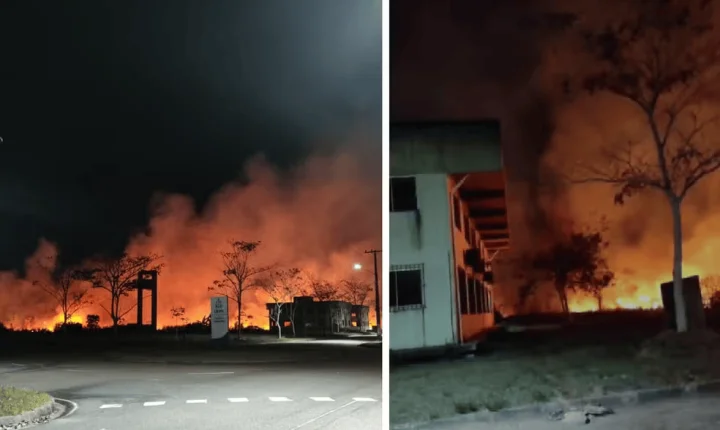 Incêndio atinge campus da UFPA em Castanhal