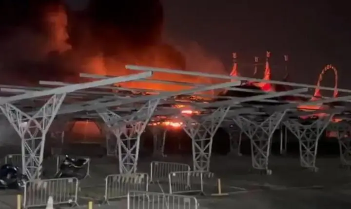 Incêndio atinge Circo Americano no Parque da Cidade