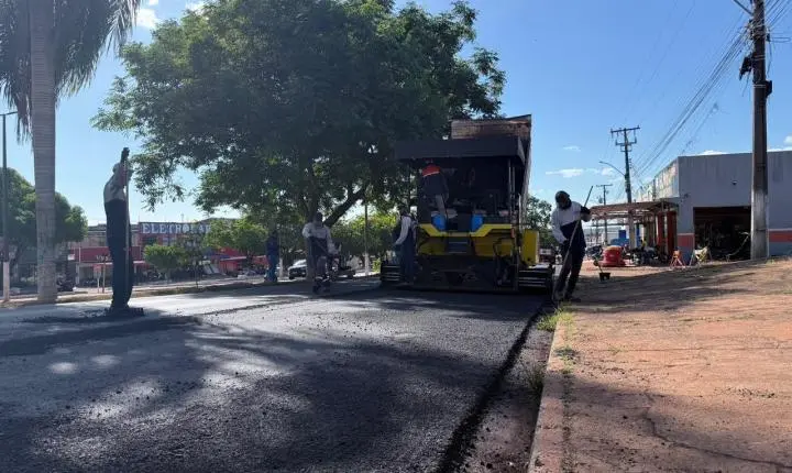 Infraestrutura avança nas ruas de Goianésia do Pará com início de obras de recapeamento