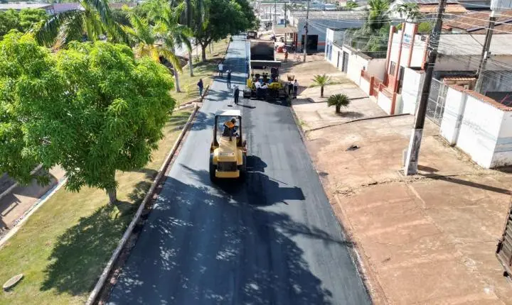 Infraestrutura avança nas ruas de Goianésia do Pará com início de obras de recapeamento