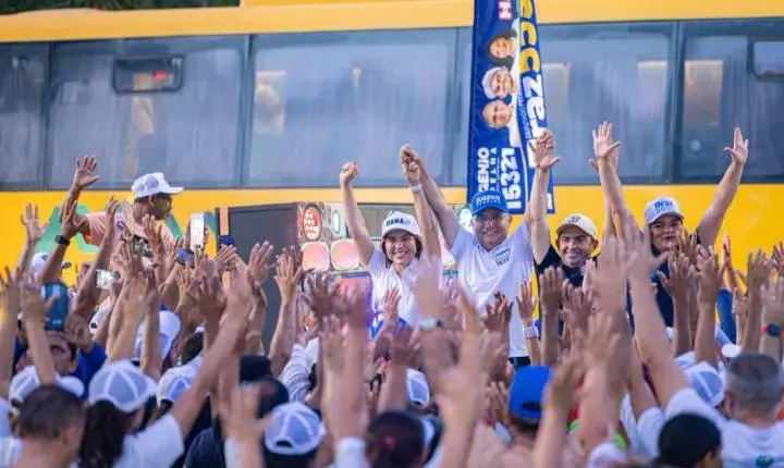 Josemira e Eugênio mais próximos do povo em Parauapebas