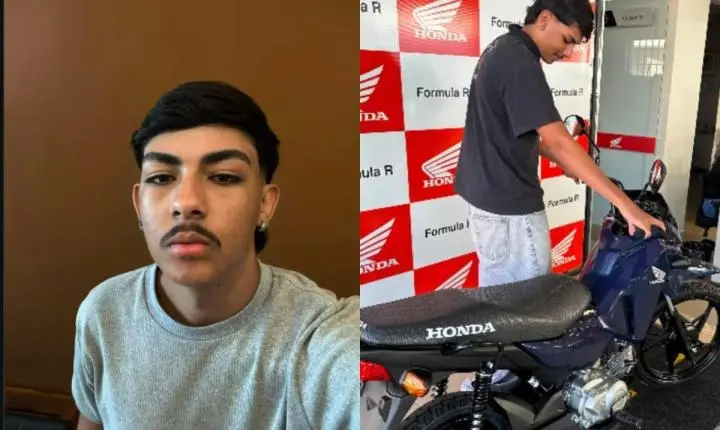 Jovem de 16 anos morre em acidente 11 dias após comprar primeira moto em Catalão