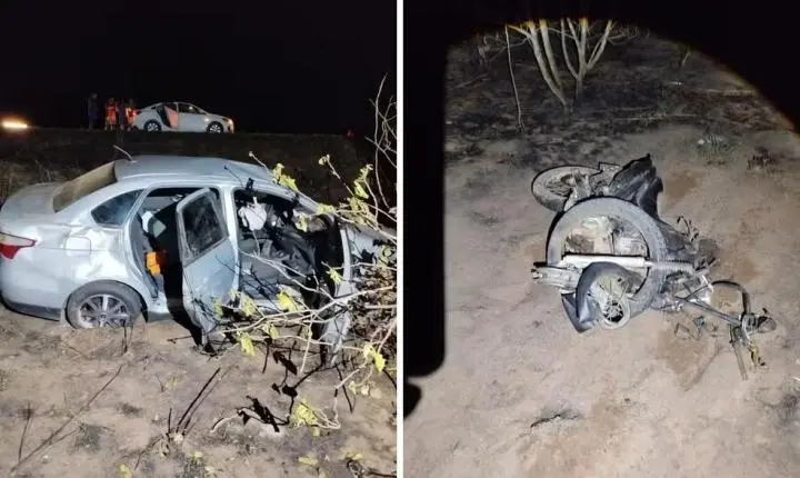 Motociclista morre após colisão frontal com carro na TO-222