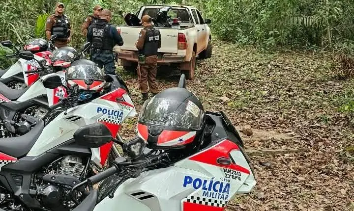 Motos furtadas são encontradas em área de mata em Parauapebas