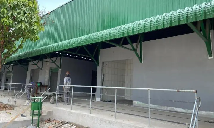 Nova Feira das Laranjeiras em Marabá atinge 82% de execução