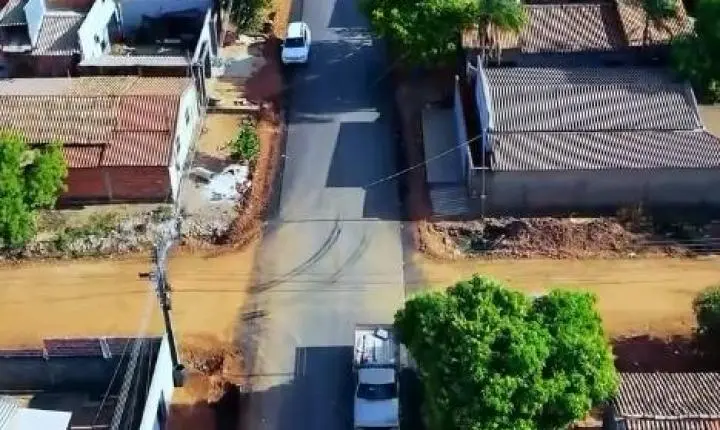 Obras de pavimentação avançam no Setor Itamarati, em Xinguara