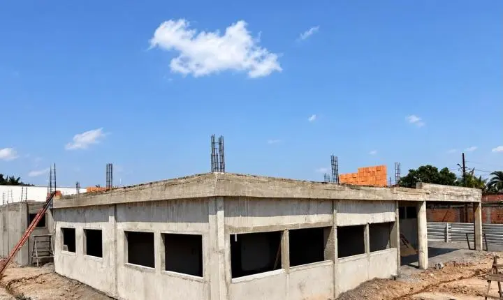 Obras do novo CAPS avançam em Goianésia do Pará com apoio federal