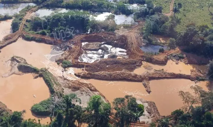 Operação conjunta da PF e Ibama 'escangalha' garimpos clandestinos em Canaã e Parauapebas