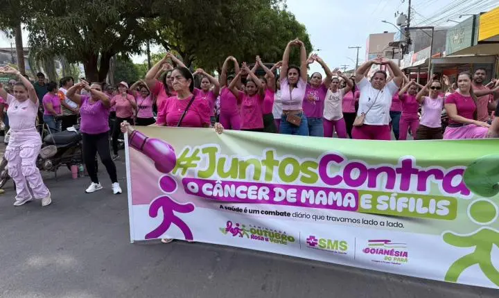 Outubro Rosa e Verde mobiliza população de Goianésia do Pará