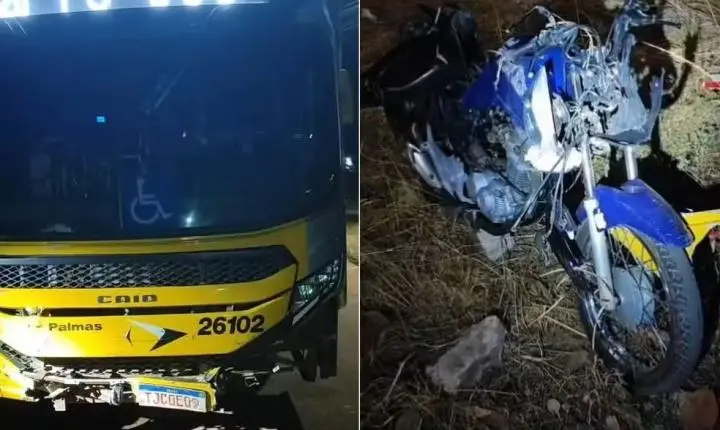 Palmas: motociclista de 23 anos morre após colisão com ônibus do transporte coletivo
