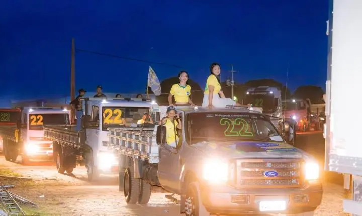 Piçarra: Rabelo comanda mega carreata em apoio a Flávio Bolsonaro