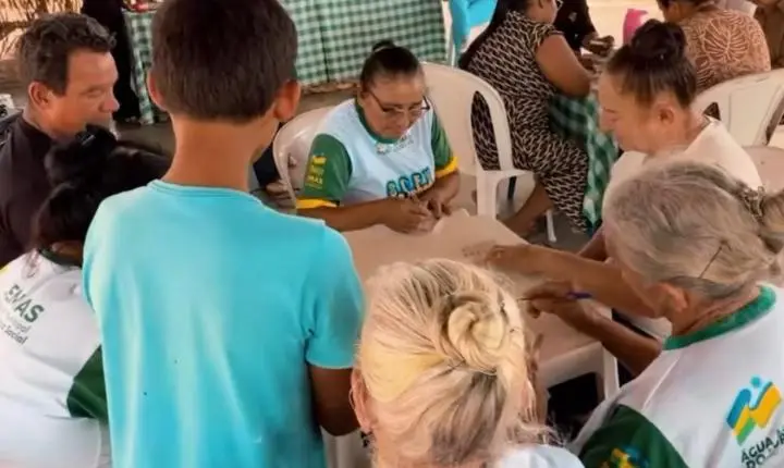 Prefeitura de Água Azul promove encontro da terceira idade na Vila Paraguaçu