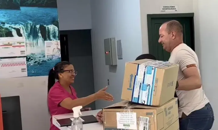 Prefeitura de Bannach entrega medicamentos e vacinas à Unidade Pista Branca
