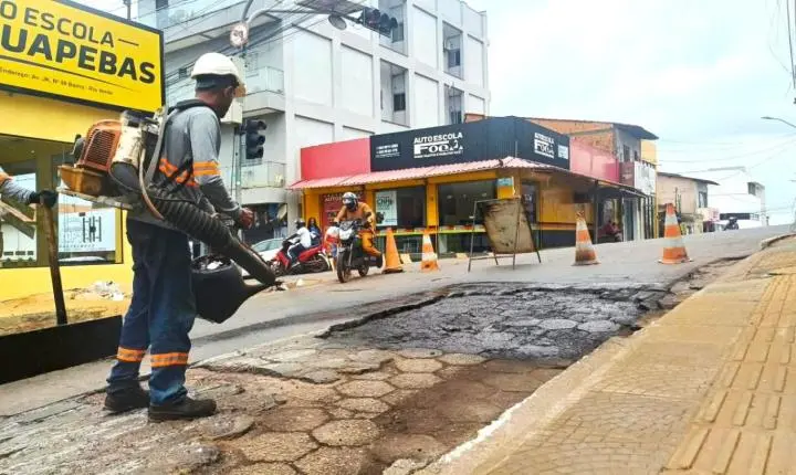 Prefeitura de Parauapebas prepara ruas para as procissões do Círio
