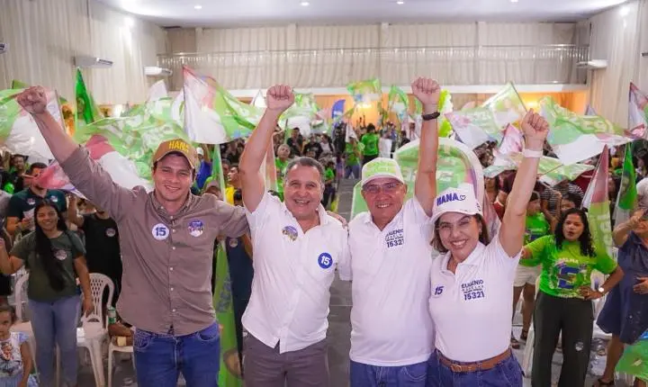 Presidente da Câmara de Parauapebas, Anderson Moratório, e vereador Josivaldo da Farmácia estão com Eugênio Gadelha