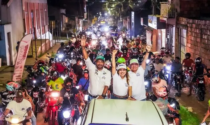Presidente da Câmara de Parauapebas, Anderson Moratório, e vereador Josivaldo da Farmácia estão com Eugênio Gadelha