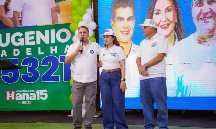 Presidente da Câmara de Parauapebas, Anderson Moratório, e vereador Josivaldo da Farmácia estão com Eugênio Gadelha